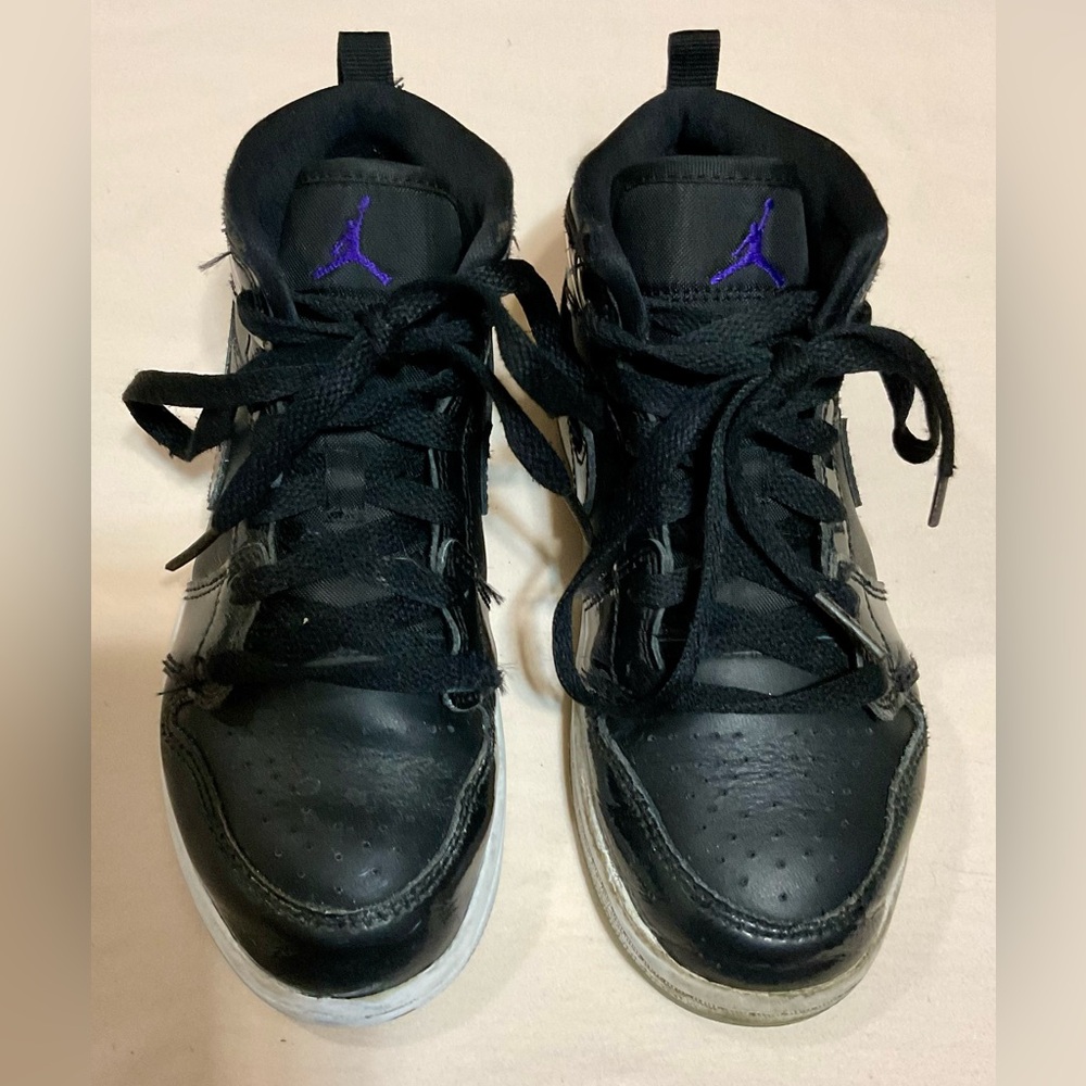Air Jordan 1 Mid Space Jam Black Size 1Y